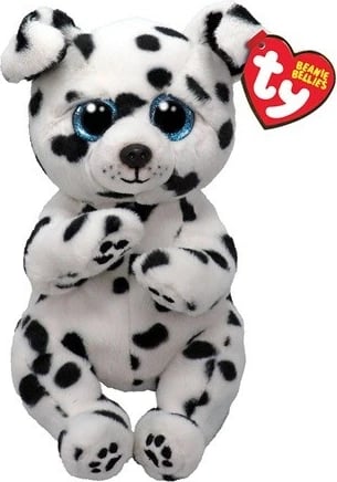 Lodër pelushi qen dalmatian, TY, 41502, 15 cm, bardhë/zi