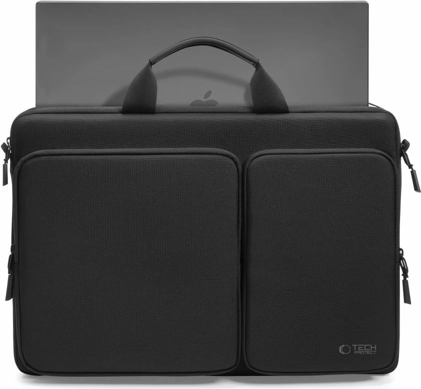 Çantë për laptop Tech-Protect Defender, 17", e zezë