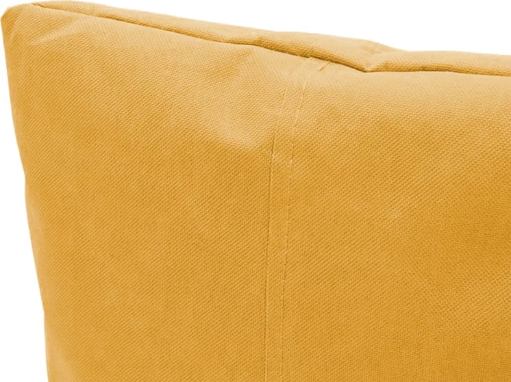 Karrige me qese fasule Norm, material 100% i papërshkueshëm nga uji, ngjyrë e verdhë e errët