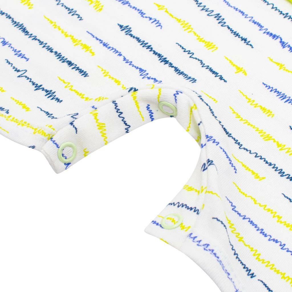 Kombinezon veror bebe djalë, New Baby Summertime, 100% pambuk, madhësi 56 (0-3m), jeshile