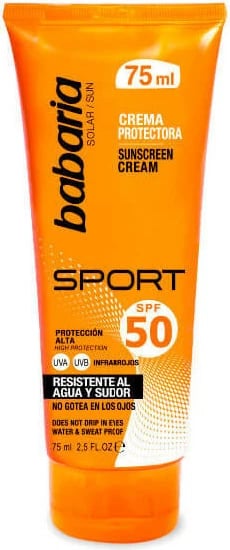 Krem mbrojtës dielli për fytyrë unisex Babaria Sol Facial Hialuronico SPF 50, 75ml
