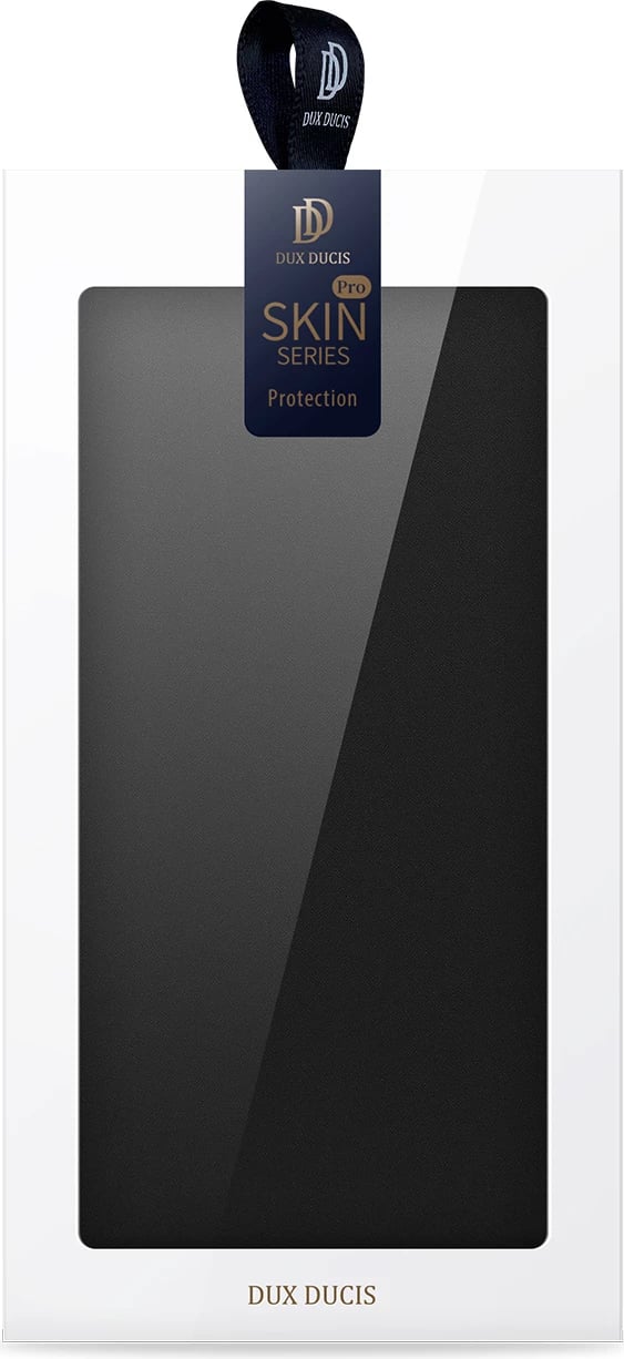 Mbështjellës Dux Ducis Skin Pro për Vivo V23e, me kapak, xhep kartelash dhe mbajtëse, e zezë