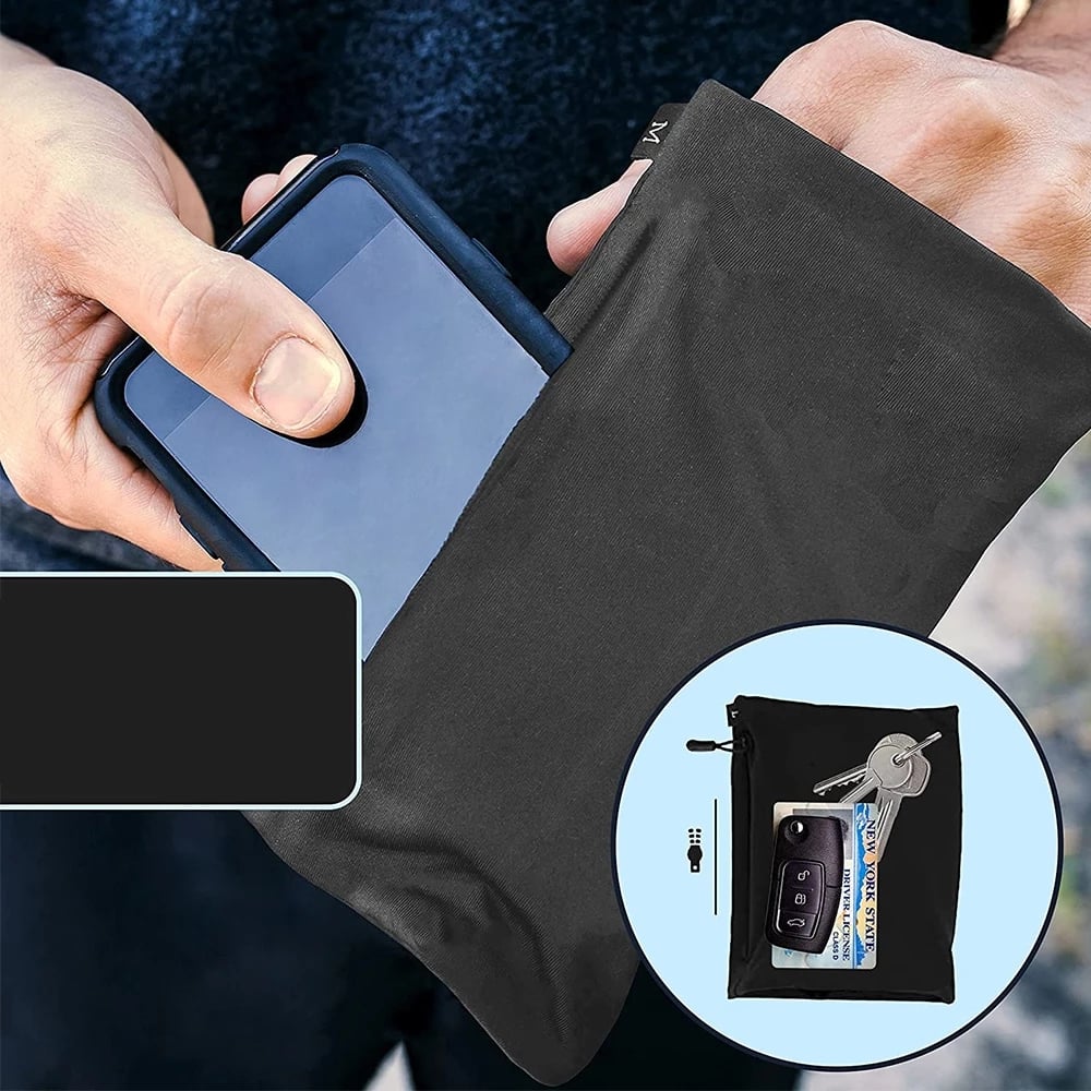 Mbështjellës për krah Hurtel për telefon, XL, material sintetik, blu e errët