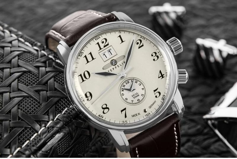 Orë dore për meshkuj Zeppelin, e zezë