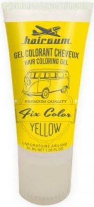 Xhel ngjyrosës për flokë Hairgum Fix Color Yellow unisex