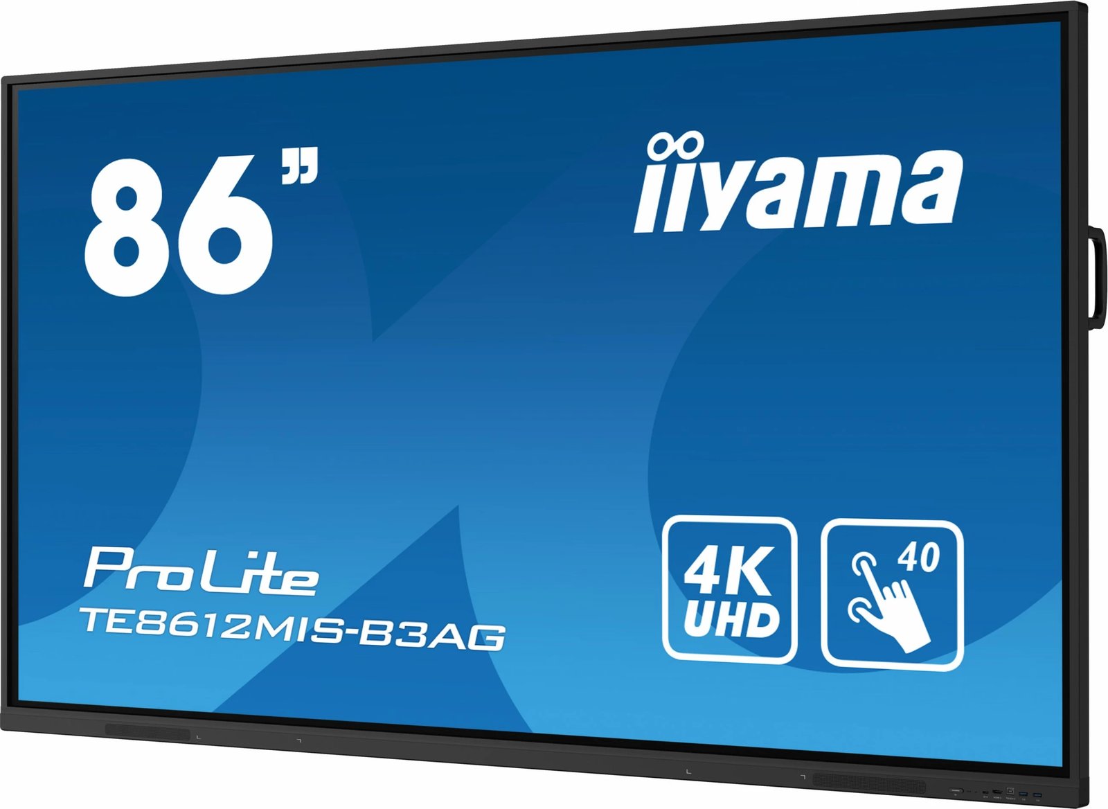 Monitor interaktiv iiyama TE8612MIS-B3AG 86 inç 4K UHD touchscreen zi