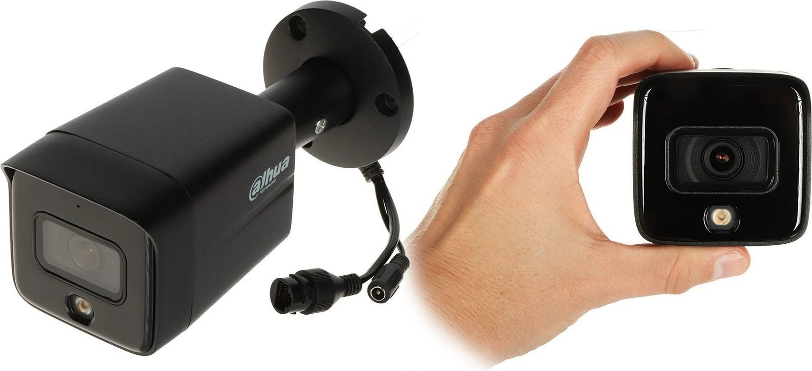 Kamerë sigurie IP DAHUA IPC-HFW1639TC-A-IL-0280B-S6, 6 MP, e zezë