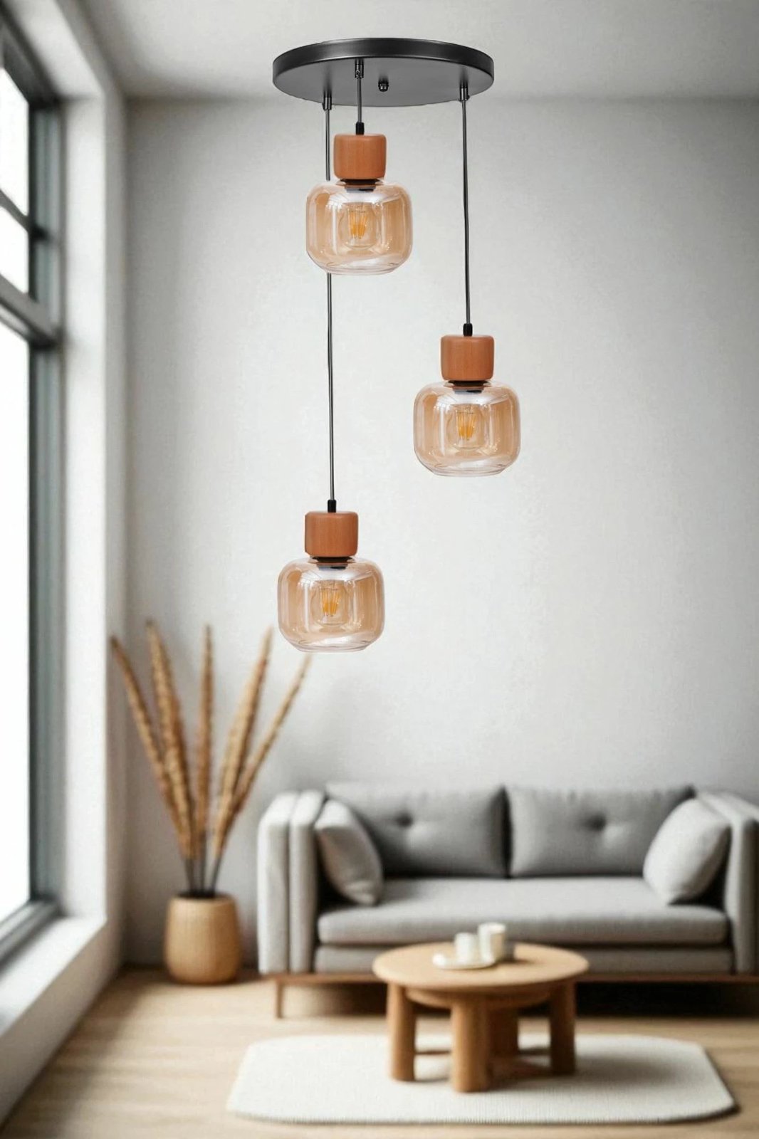 Llambadar Opviq, 9068-3, ngjyrë mjaltë, lis dhe e zezë