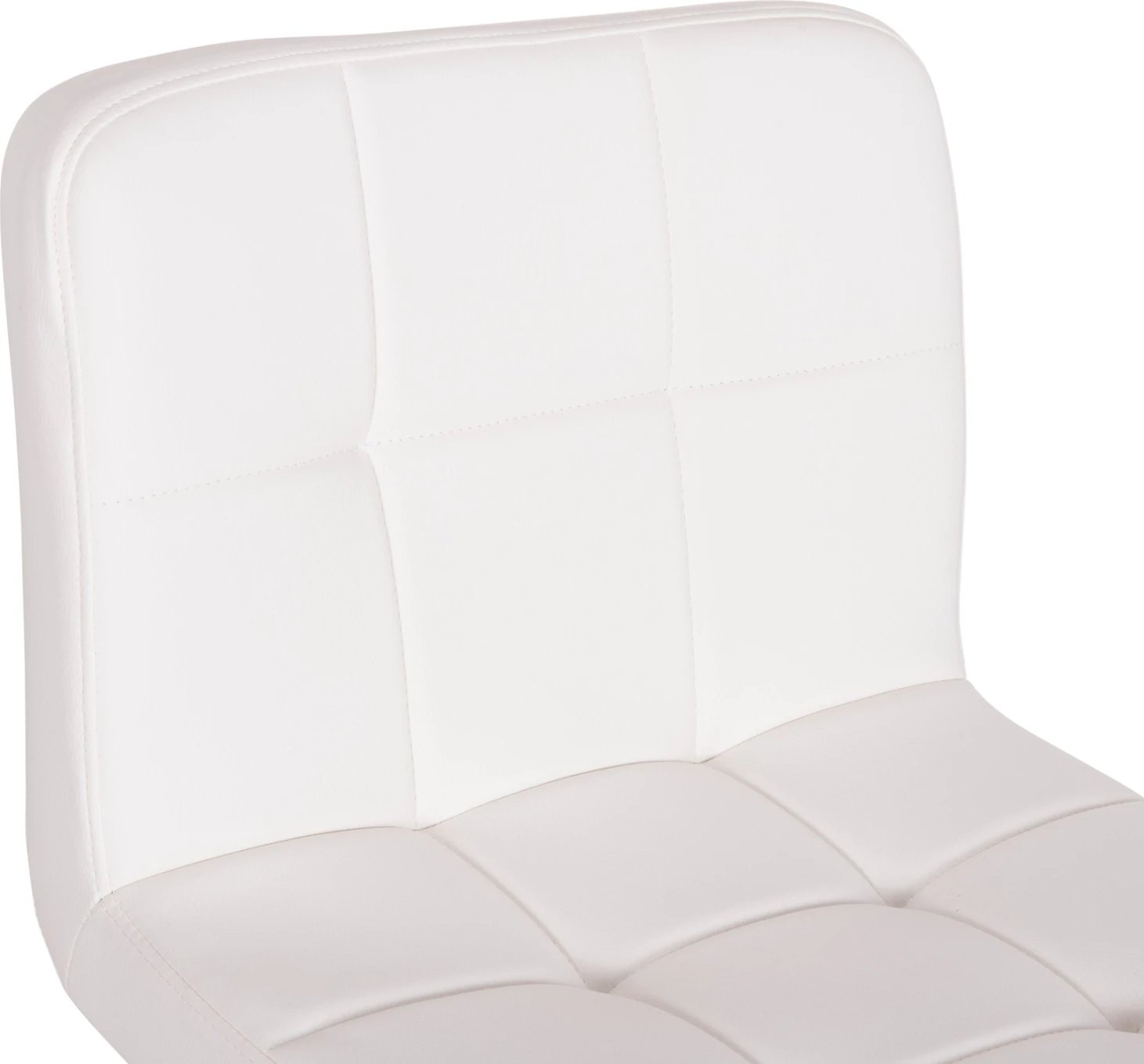 Karrige për bar rrotulluese DIANA, lëkurë PU e bardhë, metal krom, FH202.22, 44x52x109cm, set prej 2 copë