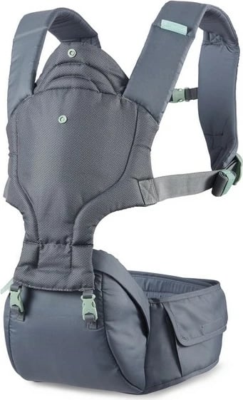 Mbajtëse bebe 5-në-1 me sedilje në ije, B-kids, 150300012, 0m+ 5.5–20.4 kg, gri