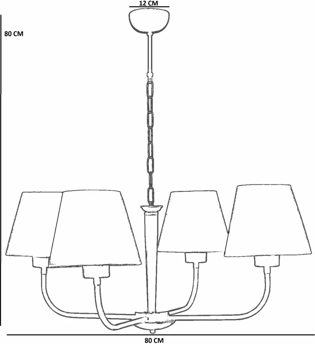 Llambadar Opviq, 8983-4, bezhë dhe ari