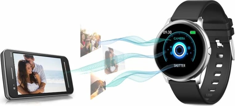 Smartwatch unisex G. Rossi, e zezë