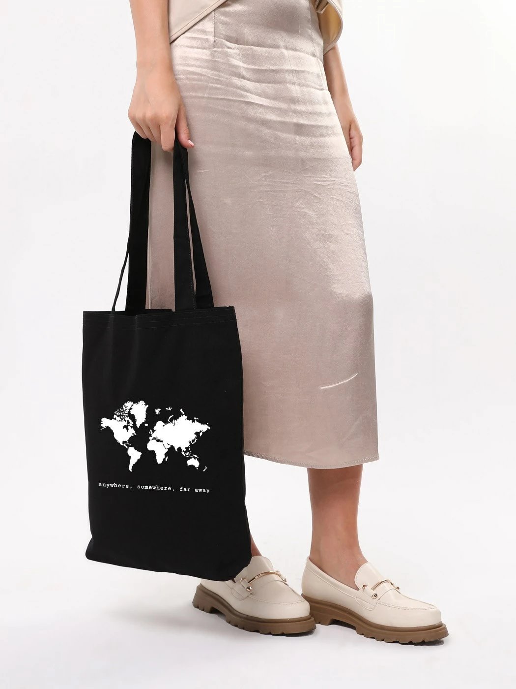 Qese tote Pauldavis, ngjyrë e zezë, Zoozie Bags, 35x40x8cm