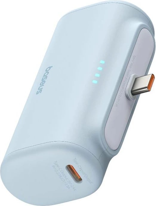 Powerbank Baseus Compact P10068306313-00, 5000mAh, 20W, Blu