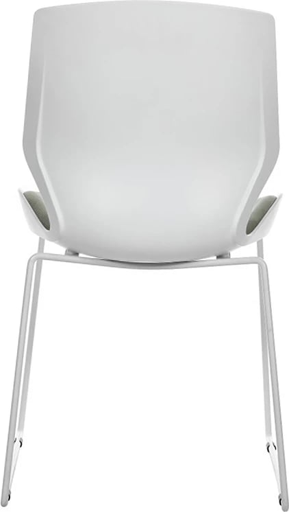 Karrige vizitorësh për zyre Genuine, PP, e bardhë-gri,