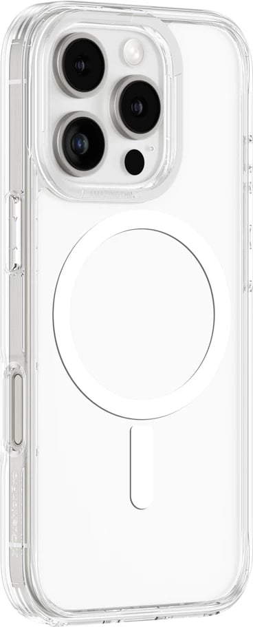 Mbështjellës AmazingThing Minimal Mag Case me unazë magnetike për iPhone 16 Pro Max, Transparent