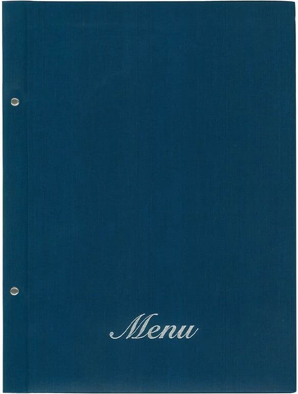 Menu restoranti NEXT 24x32cm, pëlhurë, Blu