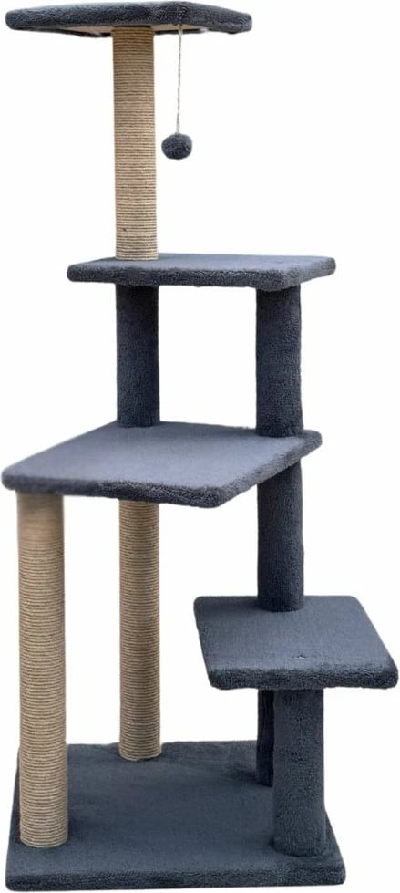 Pllakë gërvishtëse për mace, Paws & Whiskers, Alessi, ngjyrë antracit