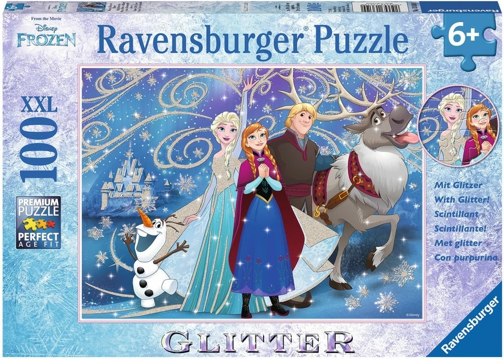 Puzzle Ravensburger 13610, 100 pjesë, vizatime, me shkëlqim