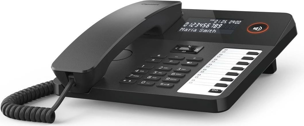 Telefon tavoline Gigaset Desk600, me kabllo, Ekran LCD, i zi