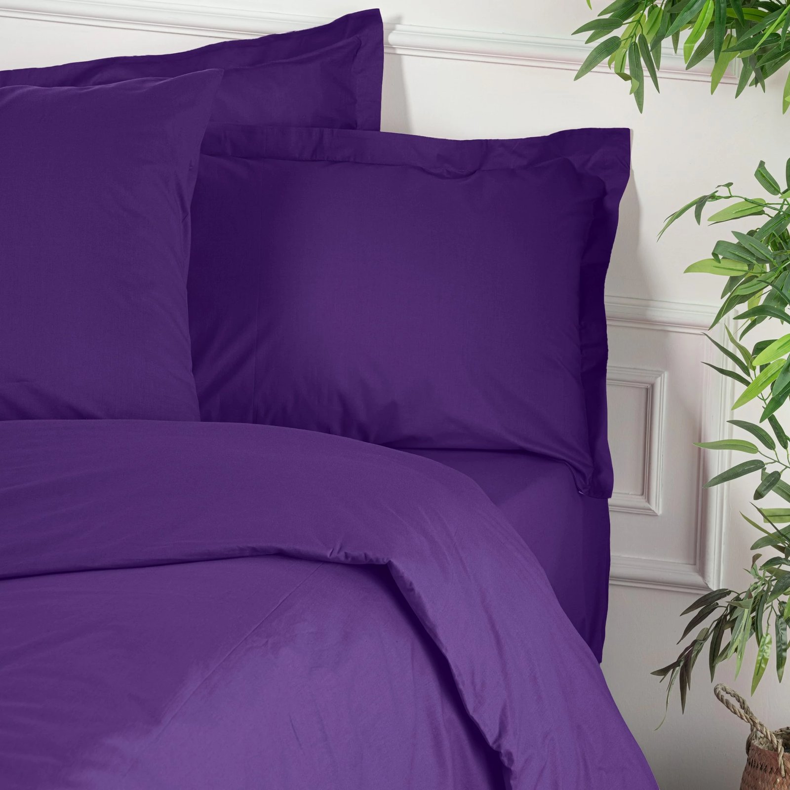 Jorganmbulesë njëpersonëshe Ranforce, ngjyrë vjollcë, L'essentiel, 140x200 cm