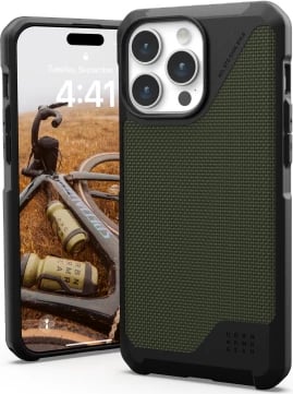 Mbështjellës UAG Metropolis LT MagSafe për iPhone 15 Pro Max, Kevlar, i gjelbër