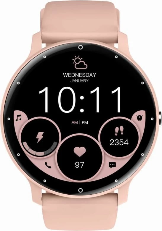 Smartwatch Gravity për femra, rozë dhe kaltër