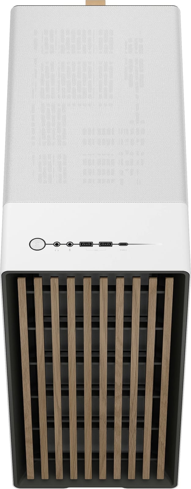 Kasë Fractal Design North Chalk White, Midi Tower, xham i kalitur Kasë Fractal Design North Chalk White, Midi Tower, xham i kalitur