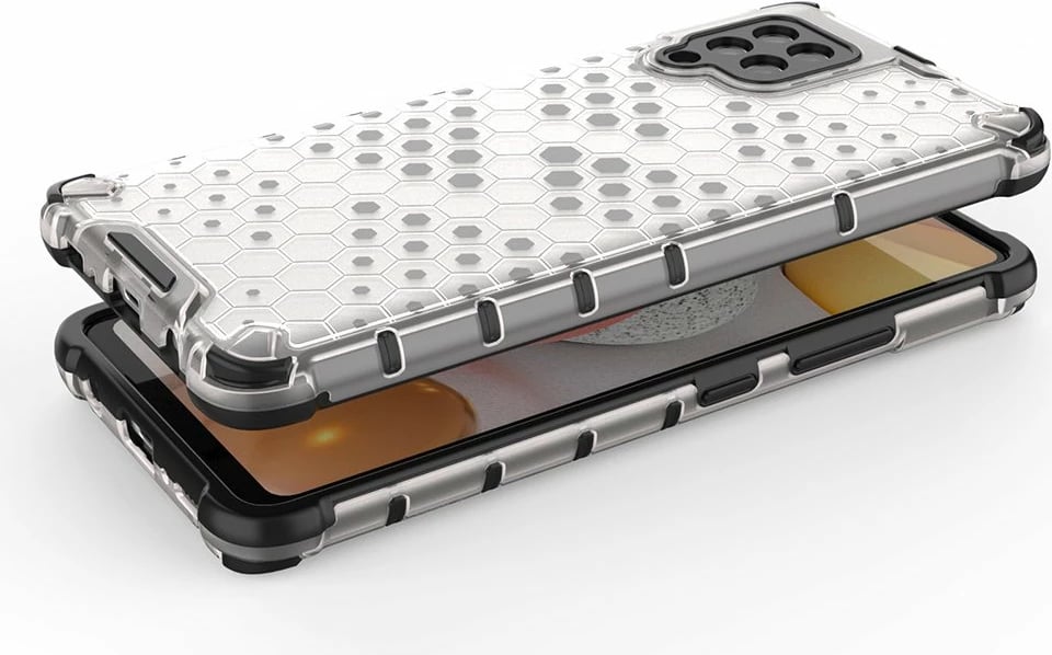 Mbështjellës Hurtel Honeycomb për Samsung Galaxy A42 5G, Transparent