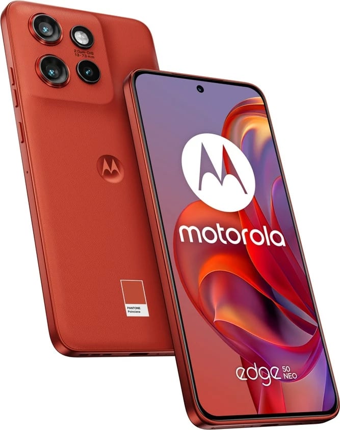 Celular Motorola Edge 50 Neo, 6.36", Android 14, 8 GB RAM, 256 GB, 5G, Kuq