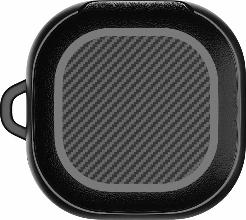 Mbështjellës Tech-Protect Rough Carbon për Samsung Galaxy Buds FE / 2 Pro / 2 / Live / Pro, i zi