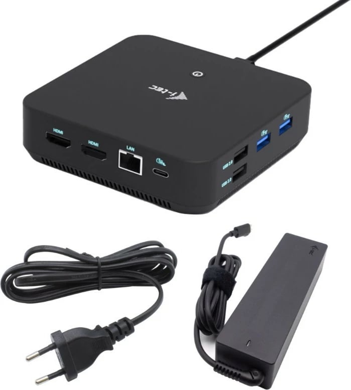 Stacion dokimi i-tec C31TRIVIDPRO100W me karikues universal 100W, i zi