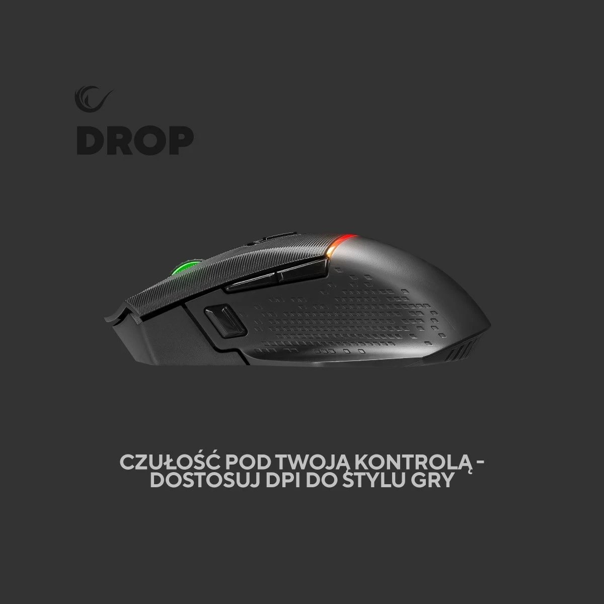 Maus Rampage DROP M3 RGB 1000Hz, i zi