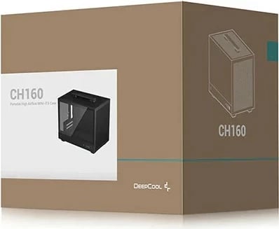 Kasë DEEPCOOL CH160, Small Form Factor (SFF), E zezë