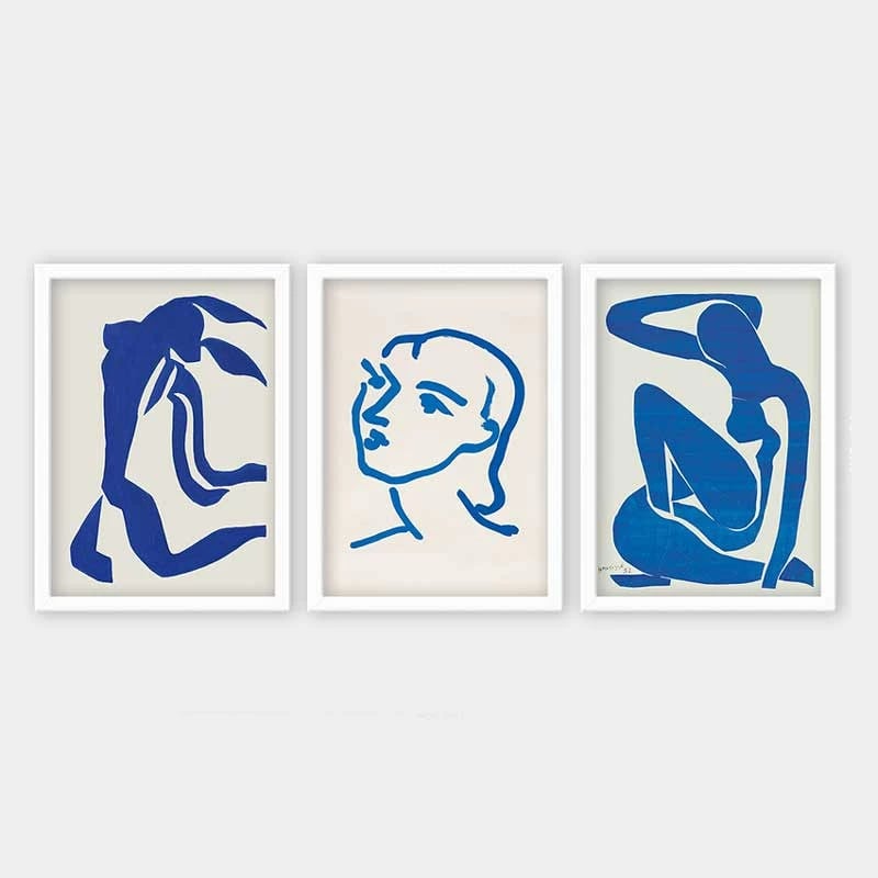 Pikturë dekorative me kornizë (3 copë), Wallity, 3BC_UN024616_3545