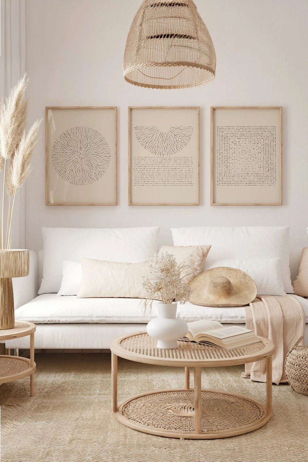 Set pikturash dekorative me kornizë, shumëngjyrëshe, 3 copë, Wallity, 3Dartsohoset15