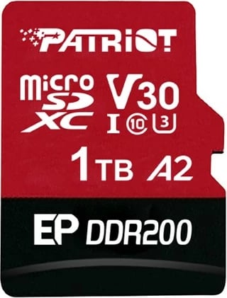 Kartë memorie Patriot Memory EP DDR200 MicroSDXC 1TB, Kuqe