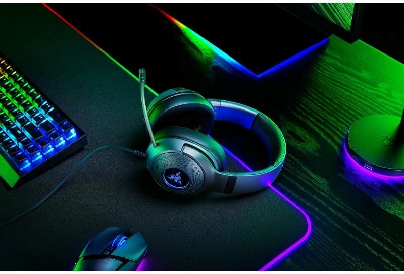 Kufje gaming me mikrofon, Razer, Kraken V3 X RZ04-03750300-R3M1, USB, 7.1 surround, RGB, e zezë