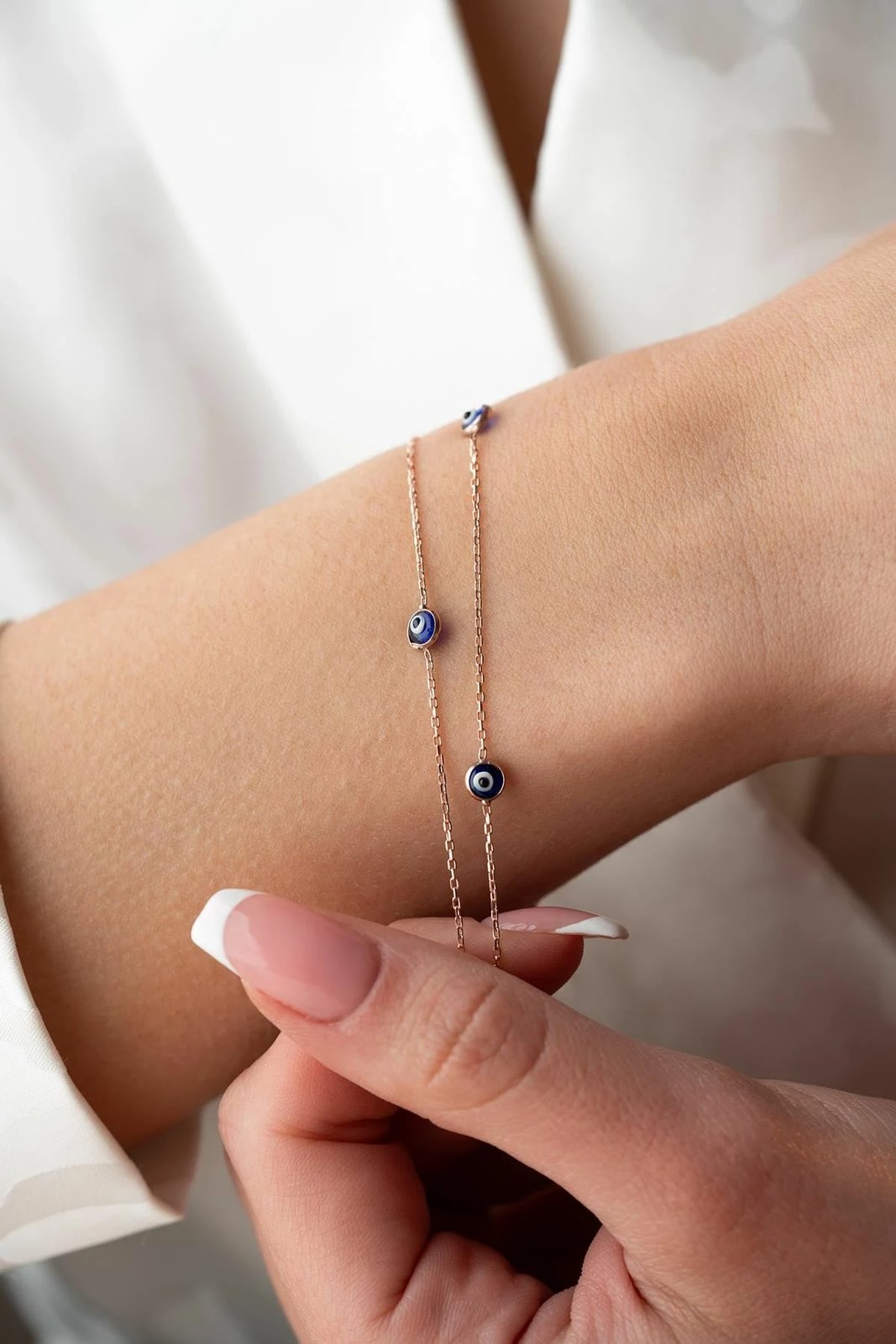 Byzylyk argjendi Jumeon, ngjyrë rozë dhe kaltër, NRZ1000365