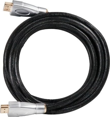 Kabllo HDMI Club3D 2.0 High Speed 1m, 4K60Hz, zi/argjendtë