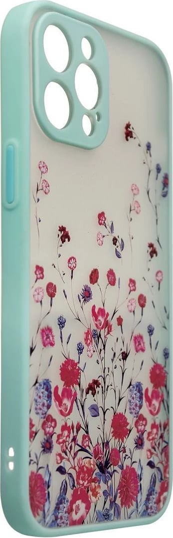 Mbështjellës Hurtel Design Case për iPhone 12 Pro, lule, jeshile Mbështjellës Hurtel Design Case për iPhone 12 Pro, lule, jeshile