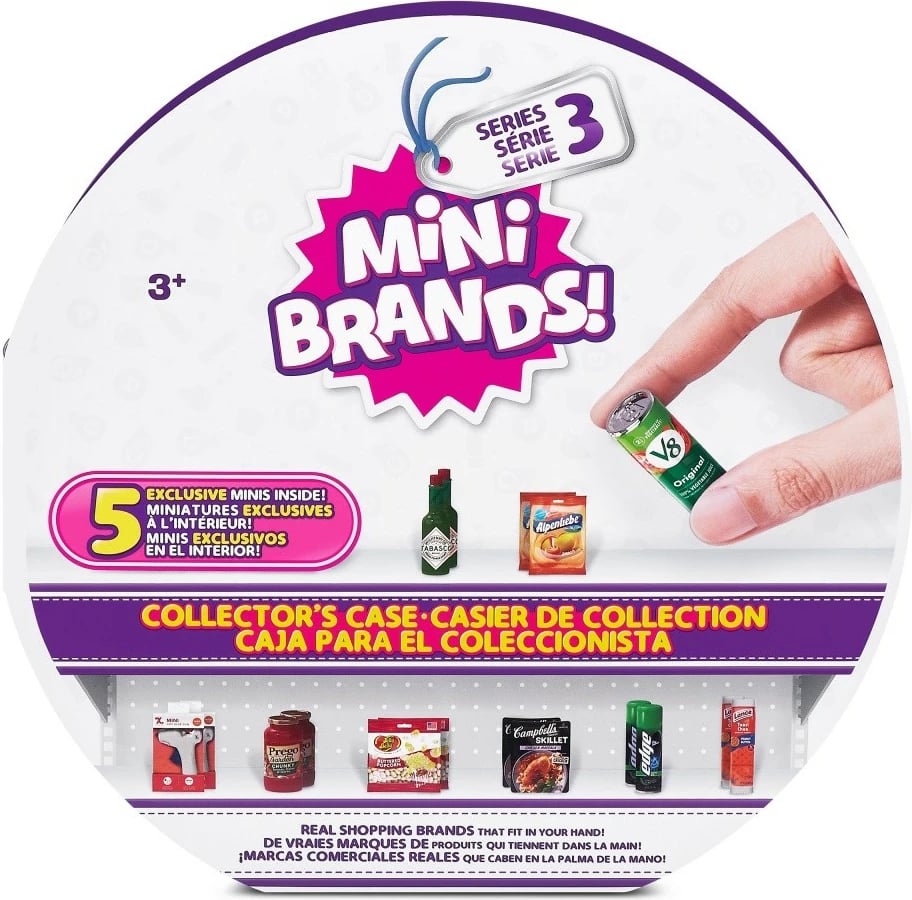 Set figurina Mini Brands ZURU 5 Surprise Global Suitcase Collector's Edition, plastikë, për fëmijë, shumëngjyrëshe