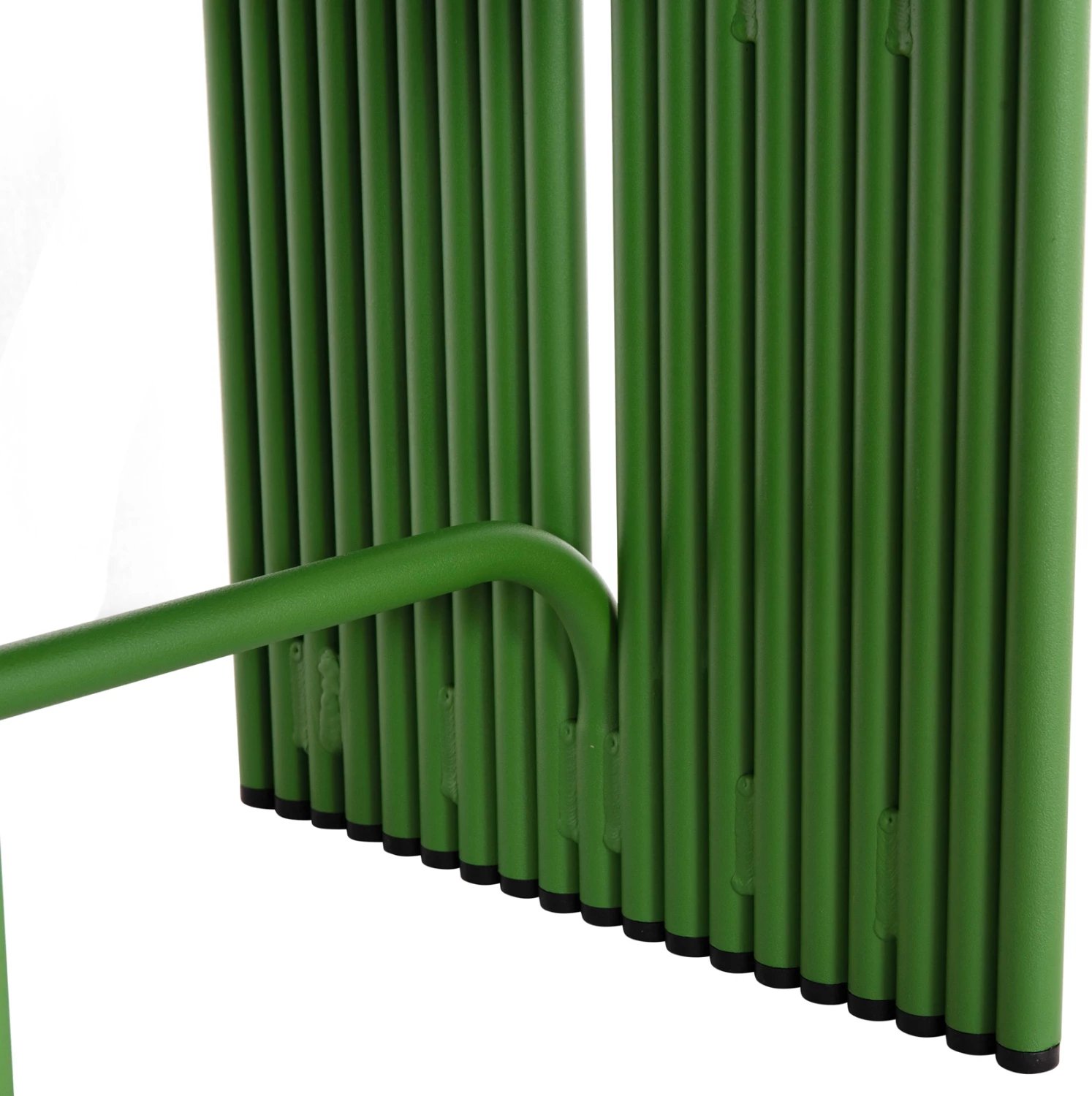 Stool i ulët INTREPID, alumin, ngjyrë e gjelbër, 40x38x42.5cm