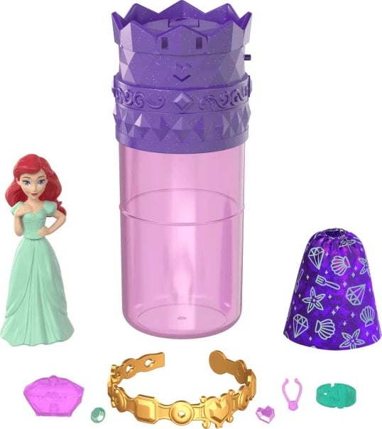 Kukull surprizë Disney Princess Royal Color Reveal Mattel HXH16, plastikë, për vajza