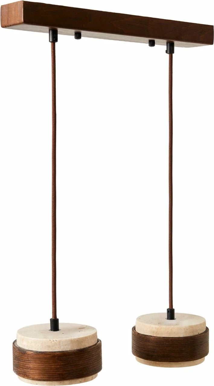 Llambë tavani Opviq Lover B, dru arre, bezhë