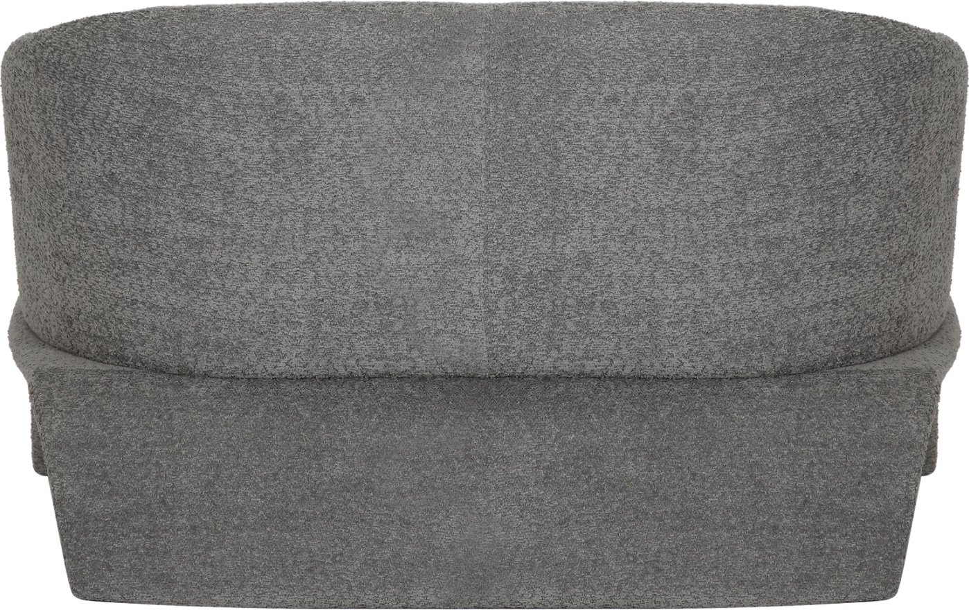 Divan 2-vendësh BEVY2 FH9678.01, ngjyrë gri, kornizë metalike, 128x72x74H cm