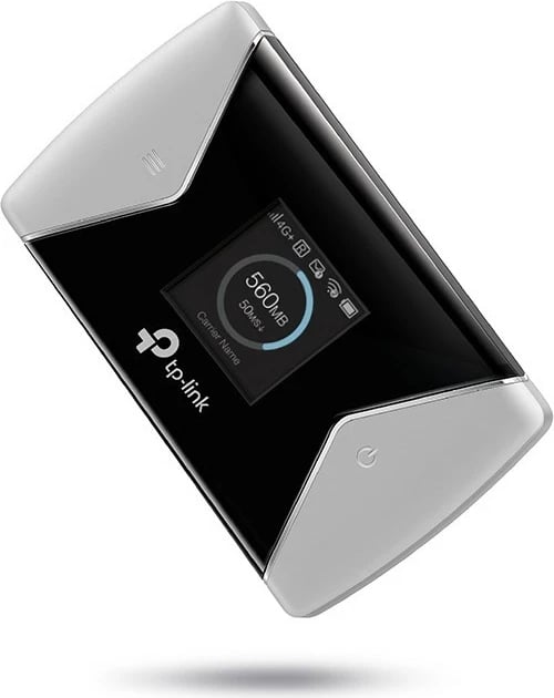 Router portabël TP-Link M7650, 4G LTE, 600Mbps, MicroSD, i zi/gri