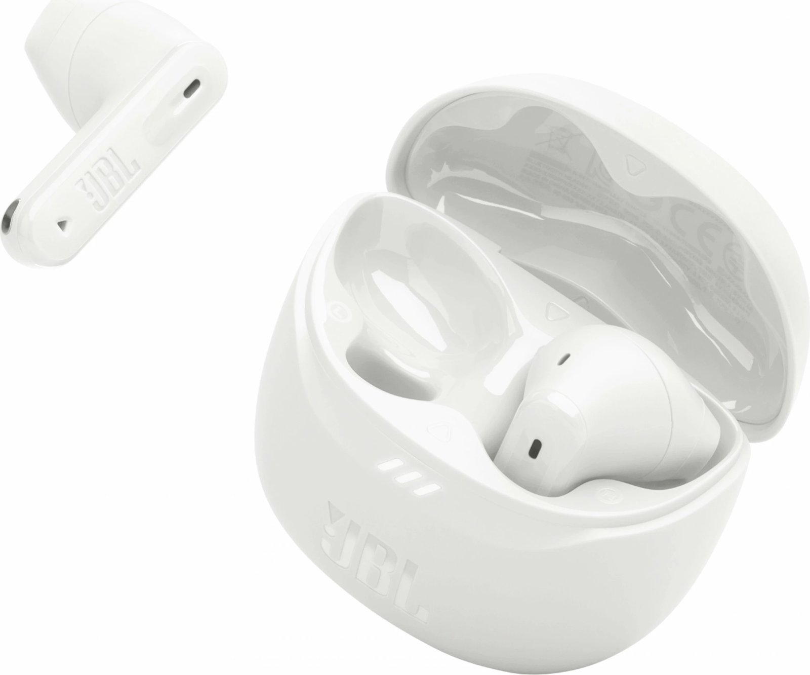 Kufje JBL Tune Flex 2, Bluetooth, in-ear, të bardha