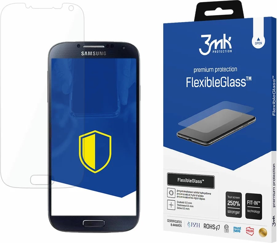 Mbrojtës ekrani hibrid 3mk FlexibleGlass për Samsung Galaxy S4 i9500