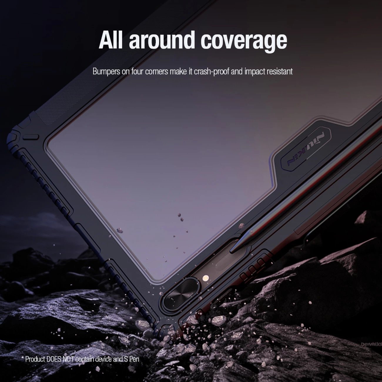 Mbështjellës Nillkin Bumper Leather Case Pro për Samsung Galaxy Tab S9+, e zezë